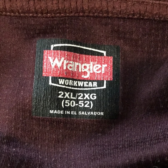 WRANGLER WORK WEAR MENS LONG SLEEVE SHIRT XXL - Picture 8 of 9